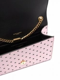 Saint Laurent small Kate polka dot shoulder bag