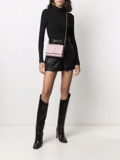 Saint Laurent small Kate polka dot shoulder bag