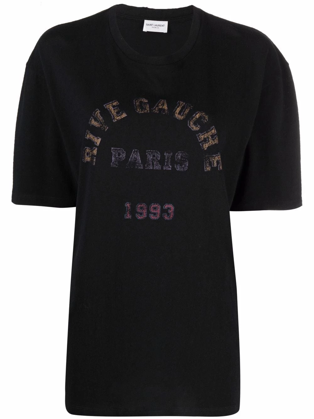 Saint Laurent Rive Gauche print T-shirt