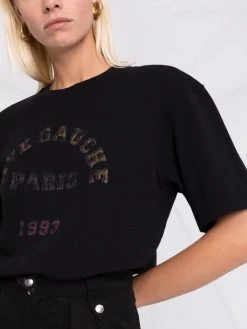 Saint Laurent Rive Gauche print T-shirt