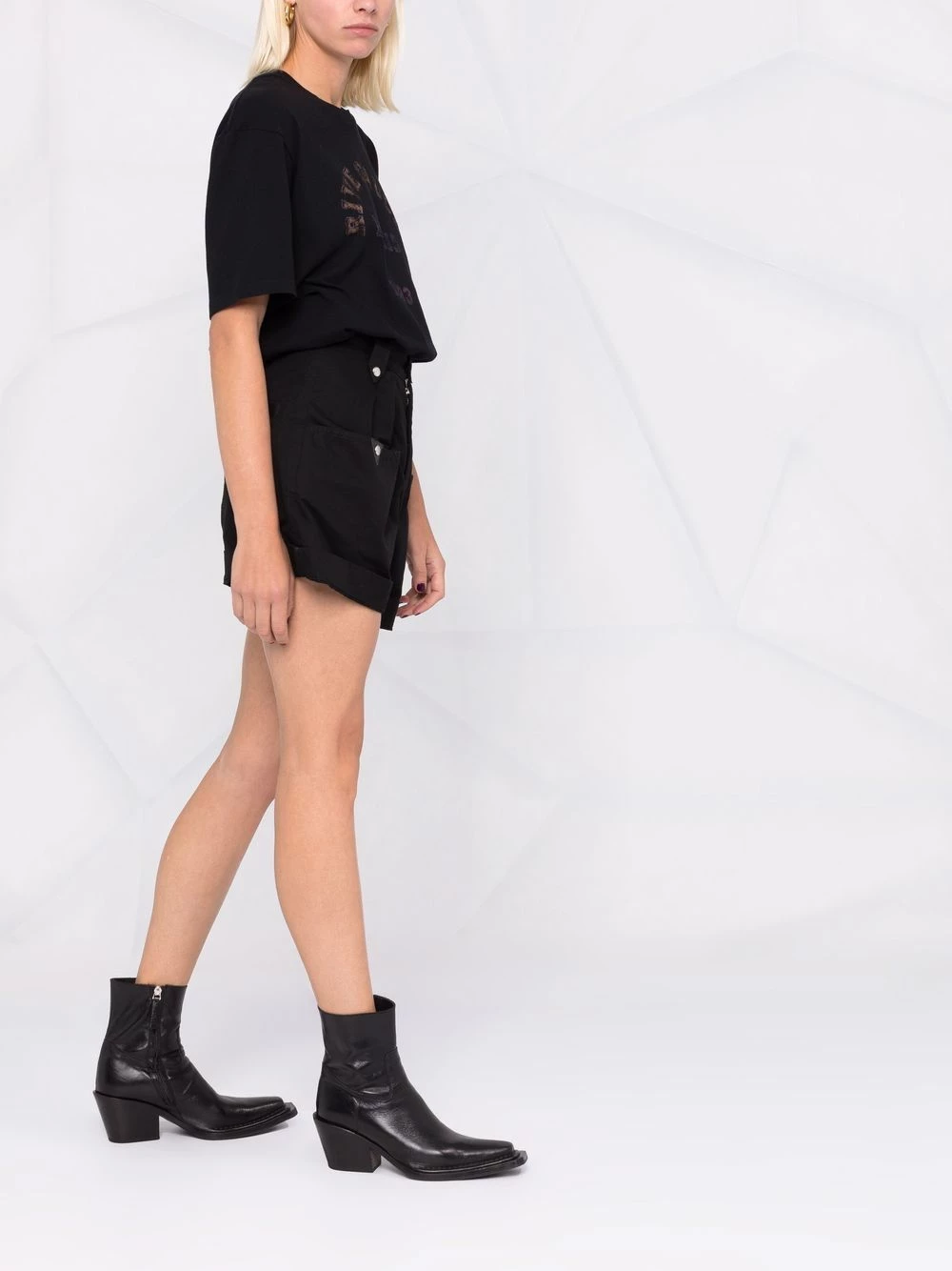 Saint Laurent Rive Gauche print T-shirt