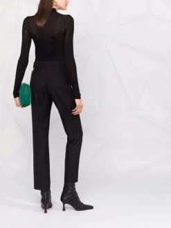 Saint Laurent YSL ribbed silk jumper