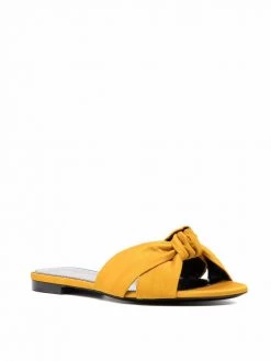 Saint Laurent Bianca knot detail sandals