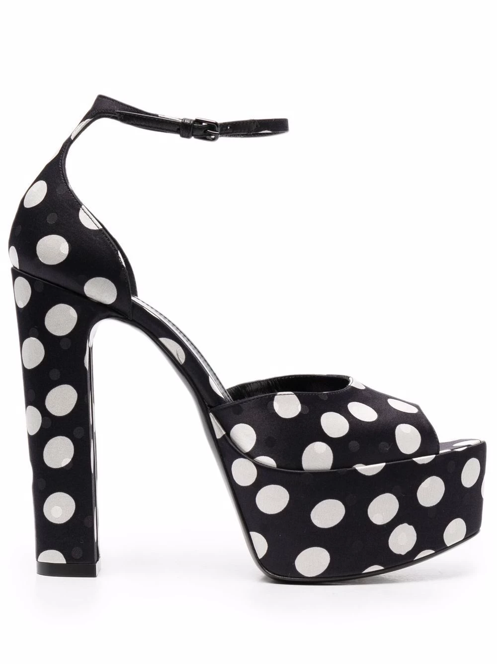 Saint Laurent polka-dot open-toe sandals