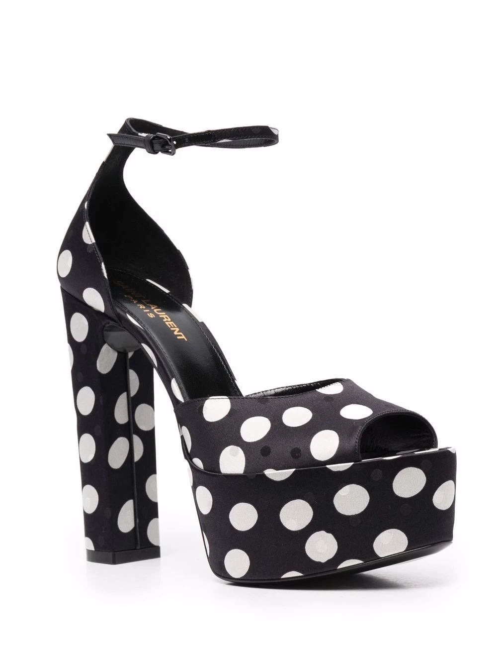 Saint Laurent polka-dot open-toe sandals