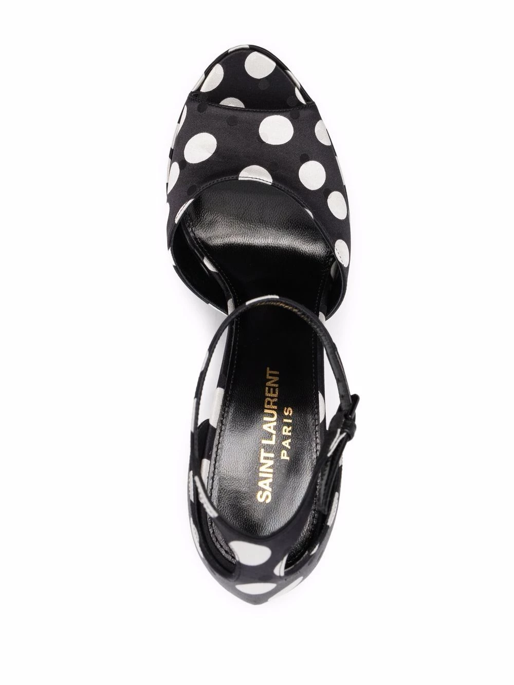 Saint Laurent polka-dot open-toe sandals