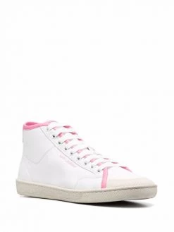 Saint Laurent SL 39 mid-top lace-up sneakers