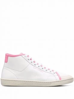Saint Laurent SL 39 mid-top lace-up sneakers
