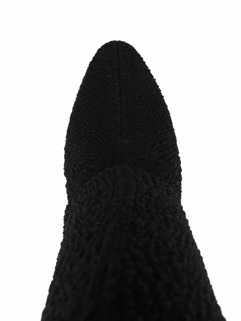 Saint Laurent cloqué-effect 120mm thigh boots