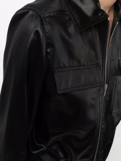 Saint Laurent zip-fastening long-sleeve jacket