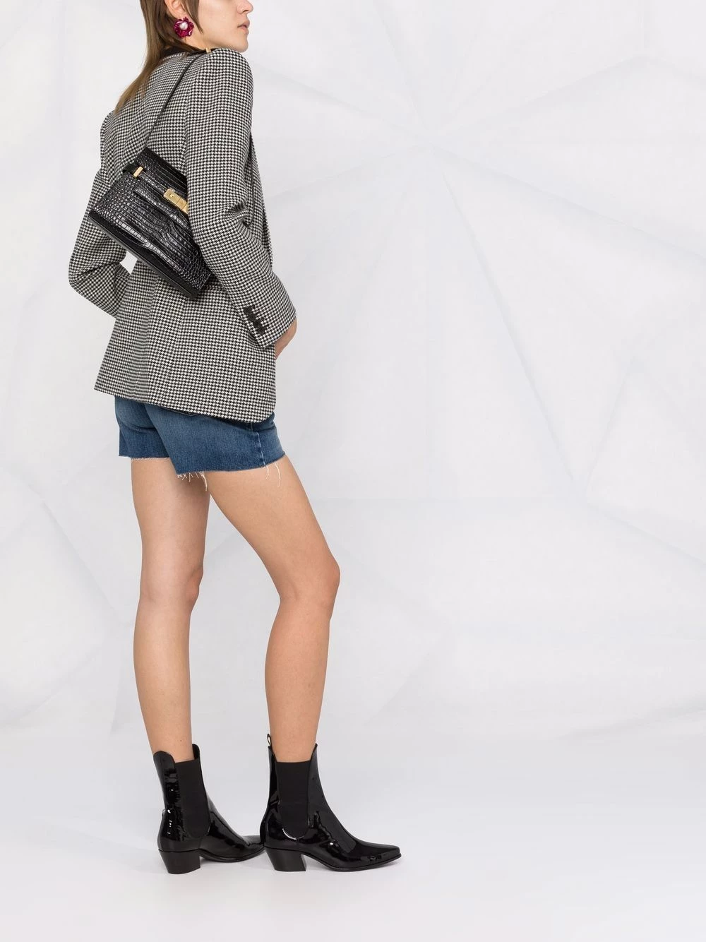 Saint Laurent Manhattan embossed shoulder bag