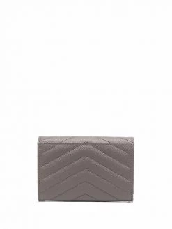 Saint Laurent Monogram plaque wallet