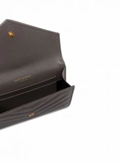 Saint Laurent Monogram plaque wallet