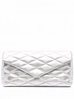 Saint Laurent Sade puffer envelope clutch