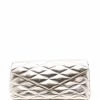 Saint Laurent Sade puffer envelope clutch bag