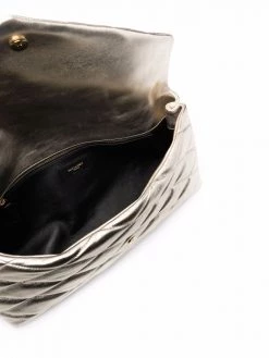 Saint Laurent Sade puffer envelope clutch bag