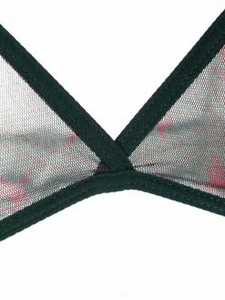 Saint Laurent Gorge trangke tulle bra