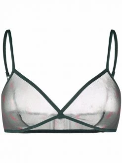 Saint Laurent Gorge trangke tulle bra