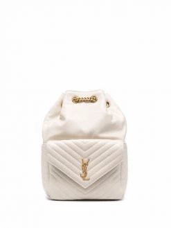 Saint Laurent Joe drawstring quilted backpack