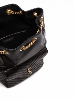 Saint Laurent Joe quilted backpack