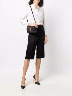 Saint Laurent Solferino tweed satchel bag