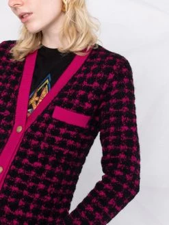 Saint Laurent tweed-knit cardigan