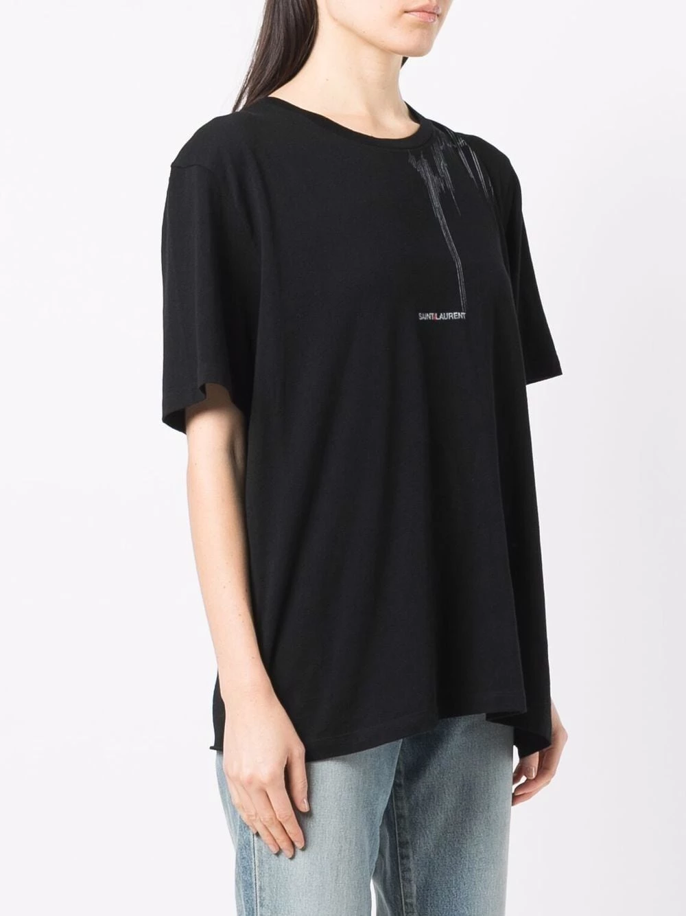 Saint Laurent Rive Gauche logo T-shirt