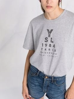 Saint Laurent YSL 1984 logo T-shirt