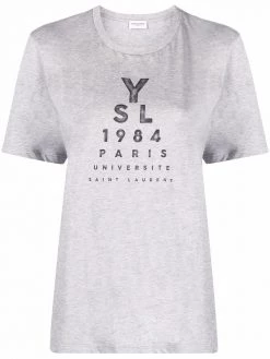 Saint Laurent YSL 1984 logo T-shirt