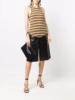 Saint Laurent horizontal-stripe pattern sleeveless top