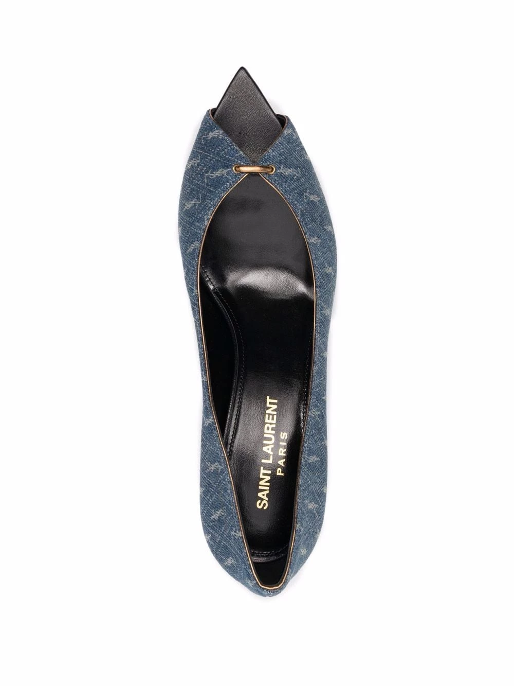 Saint Laurent monogram-pattern open-toe sandals