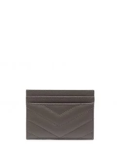 Saint Laurent matelassé monogram cardholder