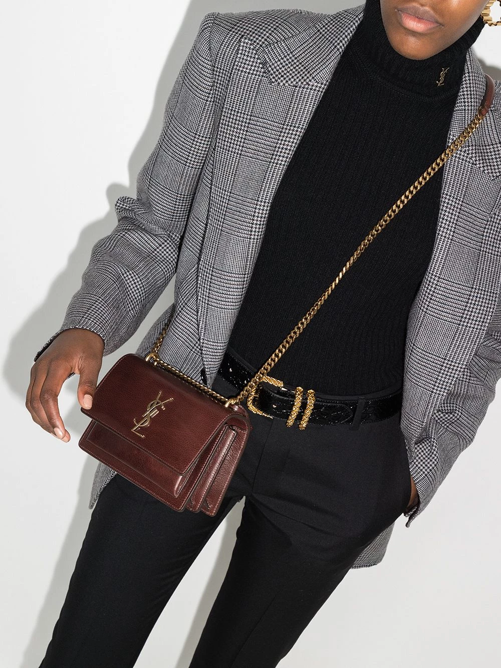 Saint Laurent small Monogram Sunset crossbody bag