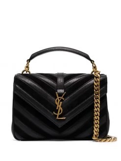 Saint Laurent medium College quilted shoulder bag