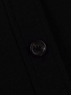 Saint Laurent belted single breasted coat