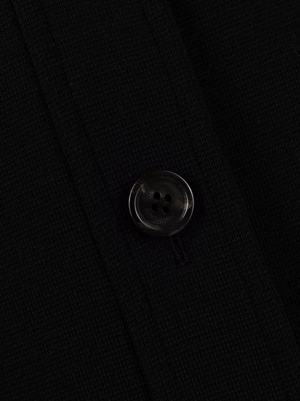 Saint Laurent belted single breasted coat