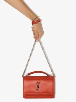 Saint Laurent Sunset chain-link mini bag