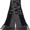 Saint Laurent split logo scarf