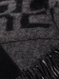 Saint Laurent split logo scarf