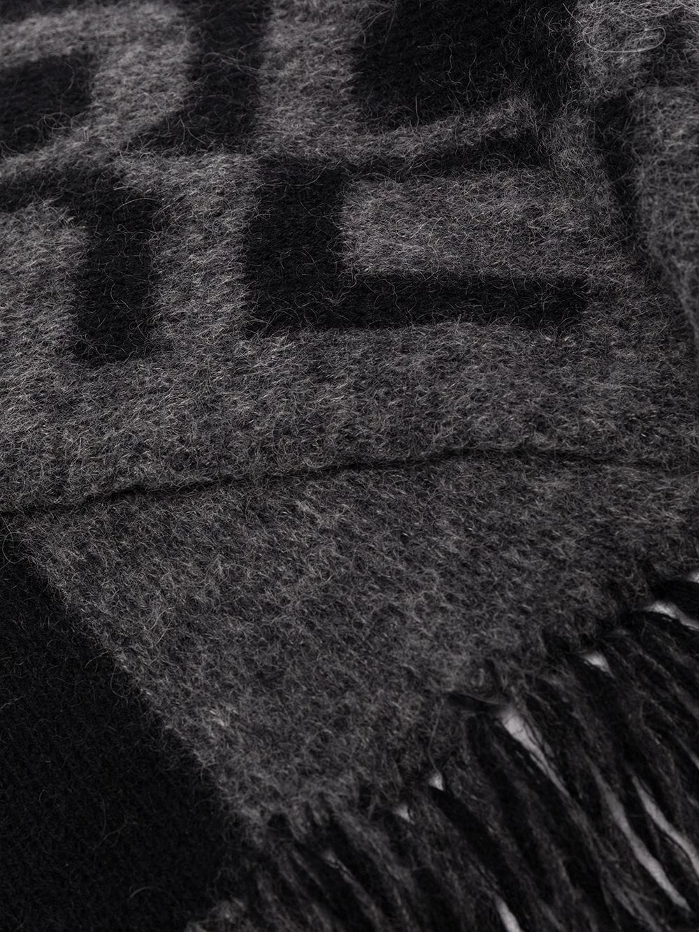 Saint Laurent split logo scarf