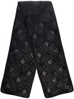 Saint Laurent diamond-quilted scarf
