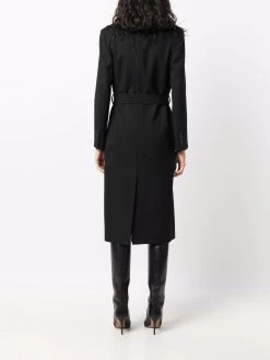 Saint Laurent single-breasted belted coat