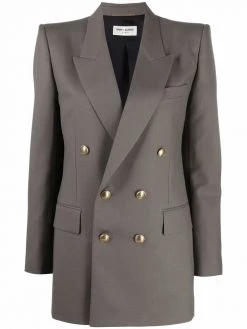 Saint Laurent double-breasted wool jacket