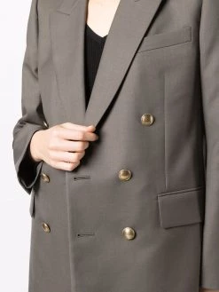 Saint Laurent double-breasted wool jacket