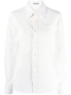 Saint Laurent cotton-linen blend shirt