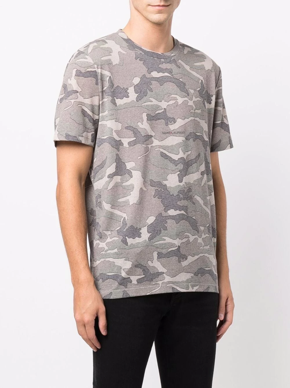 Saint Laurent camouflage-print T-shirt