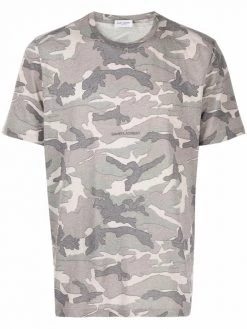 Saint Laurent camouflage-print T-shirt