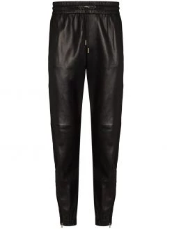 Saint Laurent zipped ankles tapered track pants