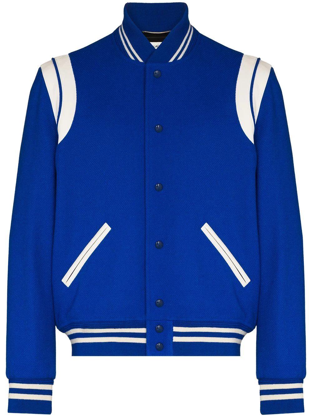 Saint Laurent Varsity Classic Teddy bomber jacket
