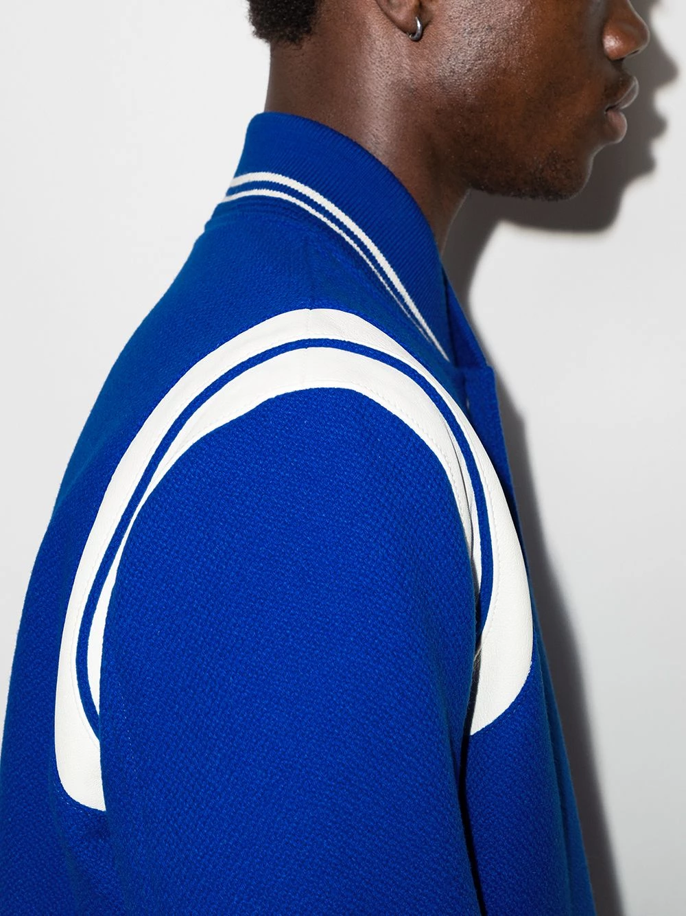 Saint Laurent Varsity Classic Teddy bomber jacket